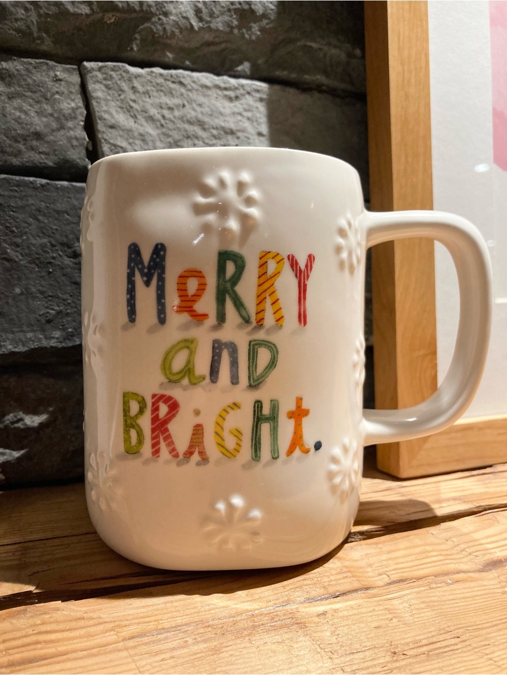 Rae Dunn Christmas Mug | Merry & Bright